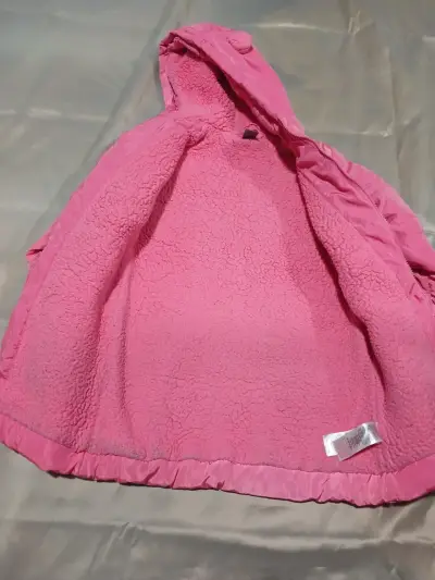 Casaca infantil rosado con capucha - miniatura 2