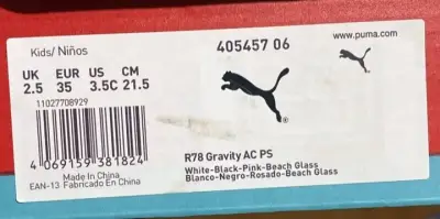 Zapatillas deportivas Puma multicolor para niña - miniatura 2