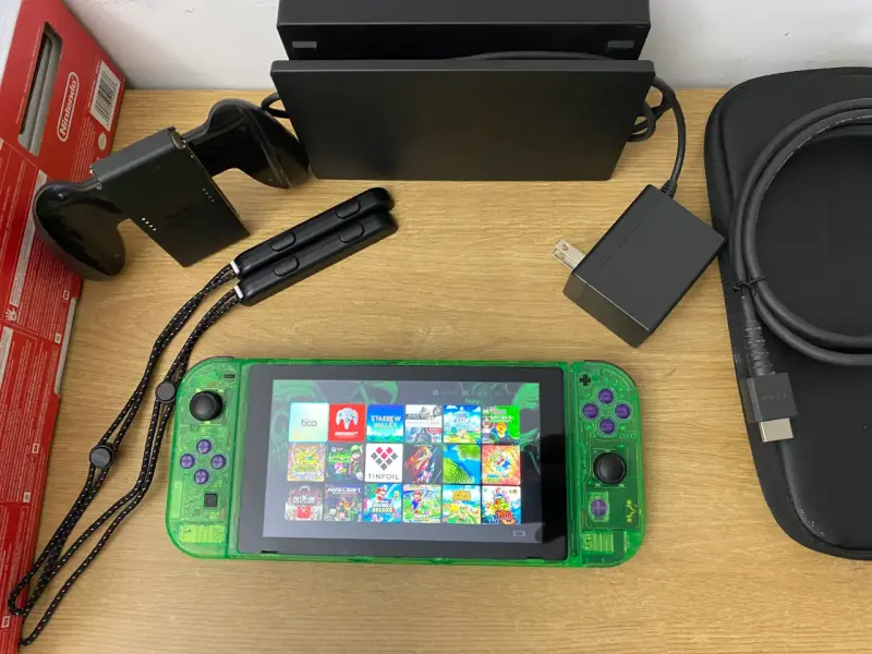Nintendo Switch Magia Chip. Green Aqua, 128gb - 1