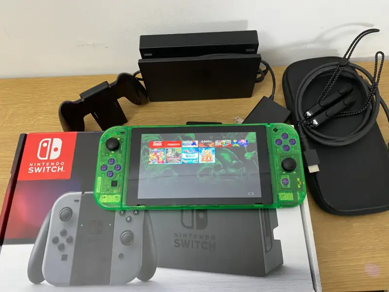 Nintendo Switch Magia Chip. Green Aqua, 128gb - 4