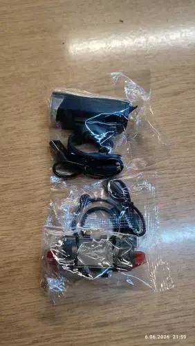 Luz delantera y trasera para bicicleta con USB - 2