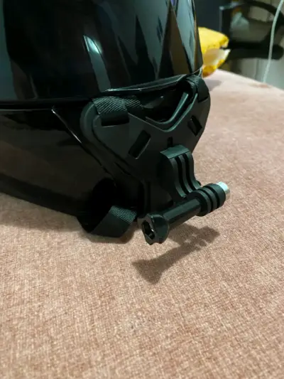 Soporte go pro casco moto - miniatura 2