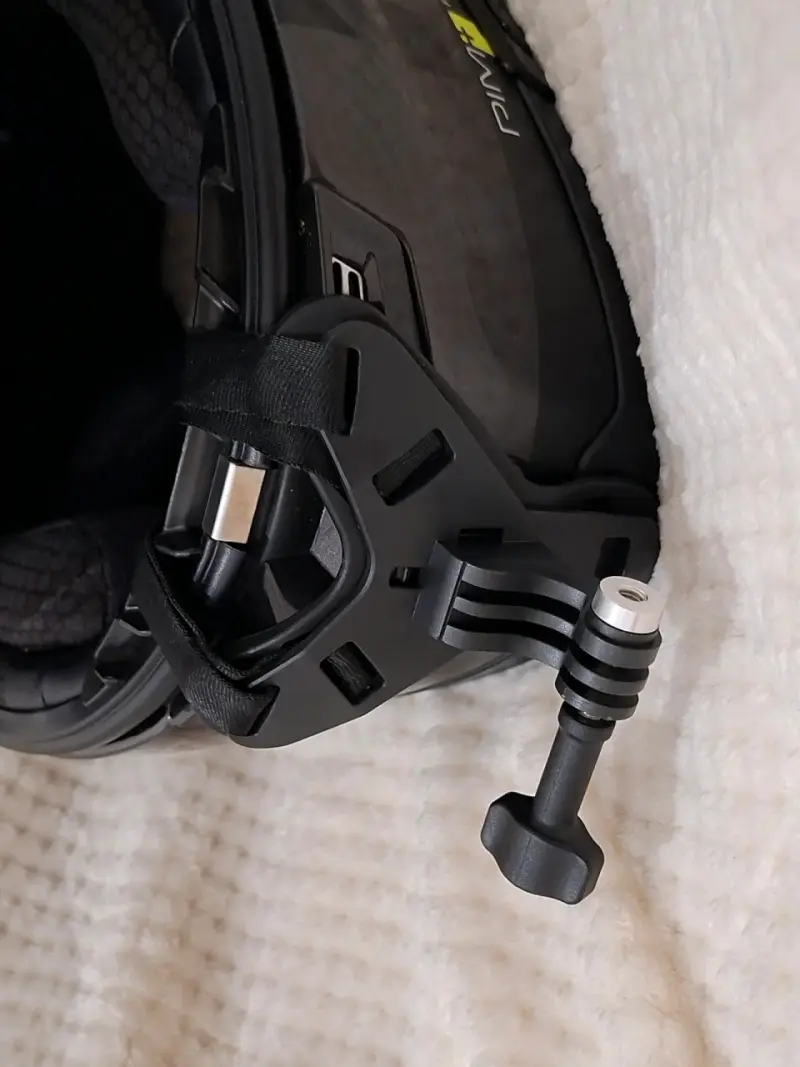 Soporte go pro casco moto - 3