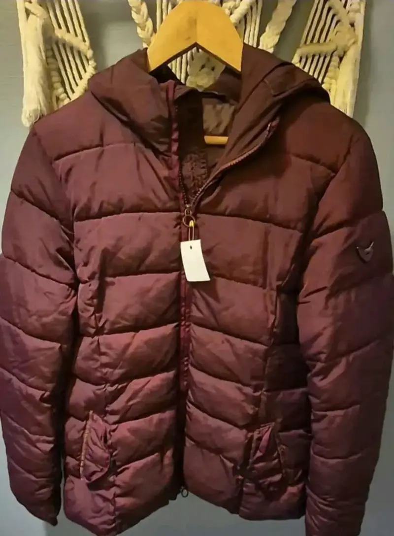 Parka acolchada Burdeo para mujer - 2