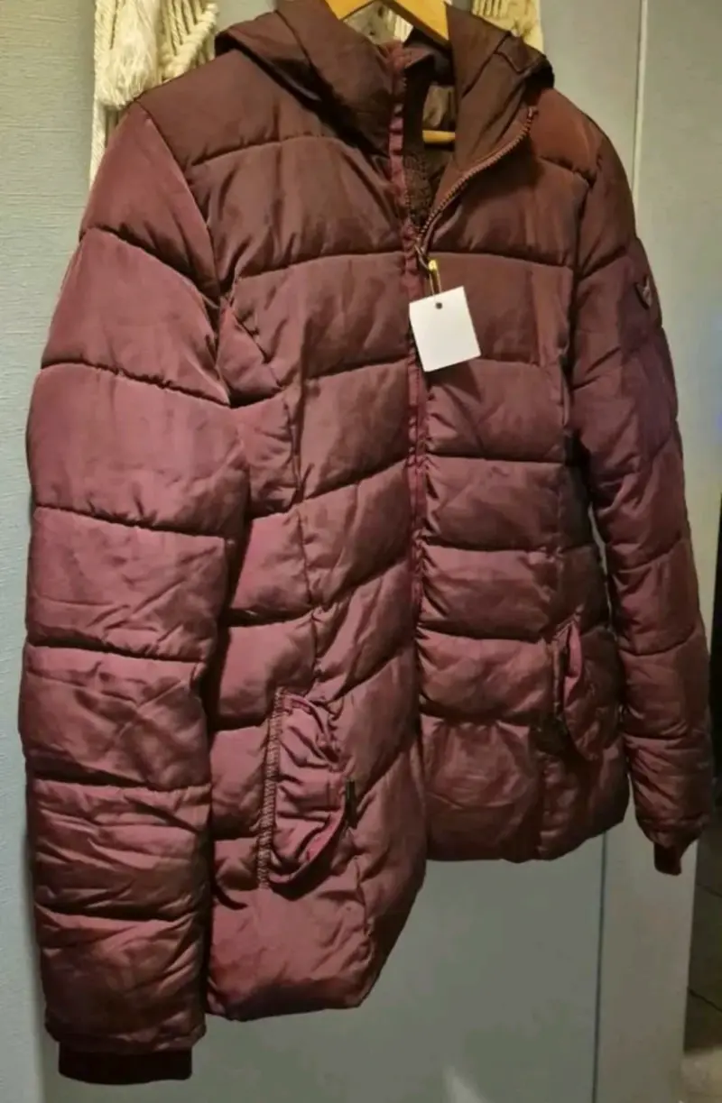 Parka acolchada Burdeo para mujer - 3