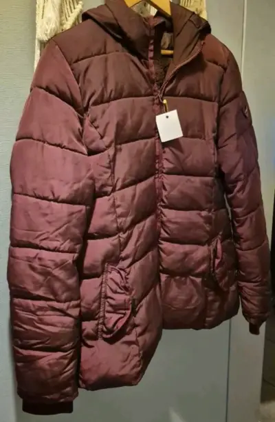 Parka acolchada Burdeo para mujer - miniatura 3