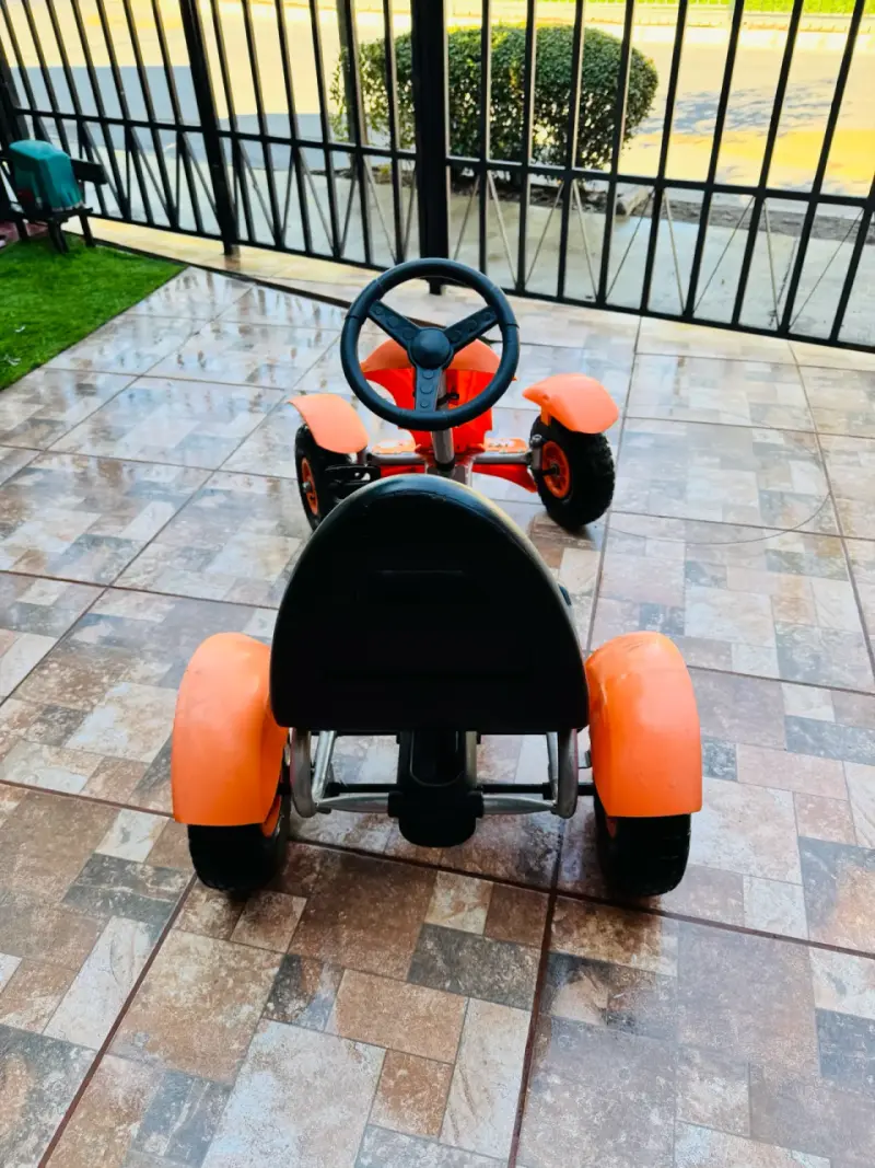 Kart a pedales para niños color naranja - 2