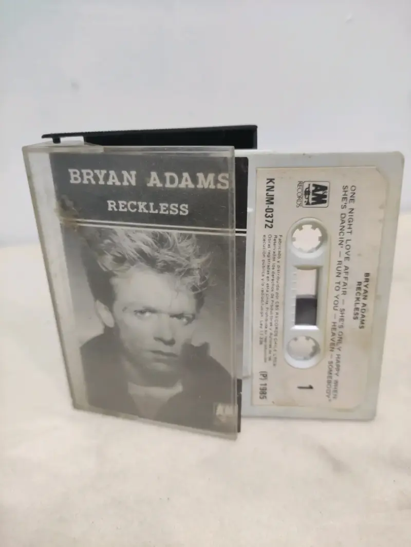 Cassette de música Bryan Adams Reckless