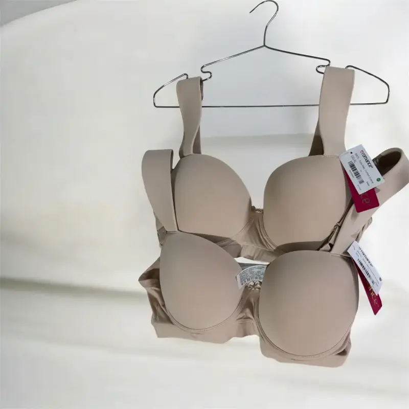 Sostenes beige con soporte extra y tirantes anchos