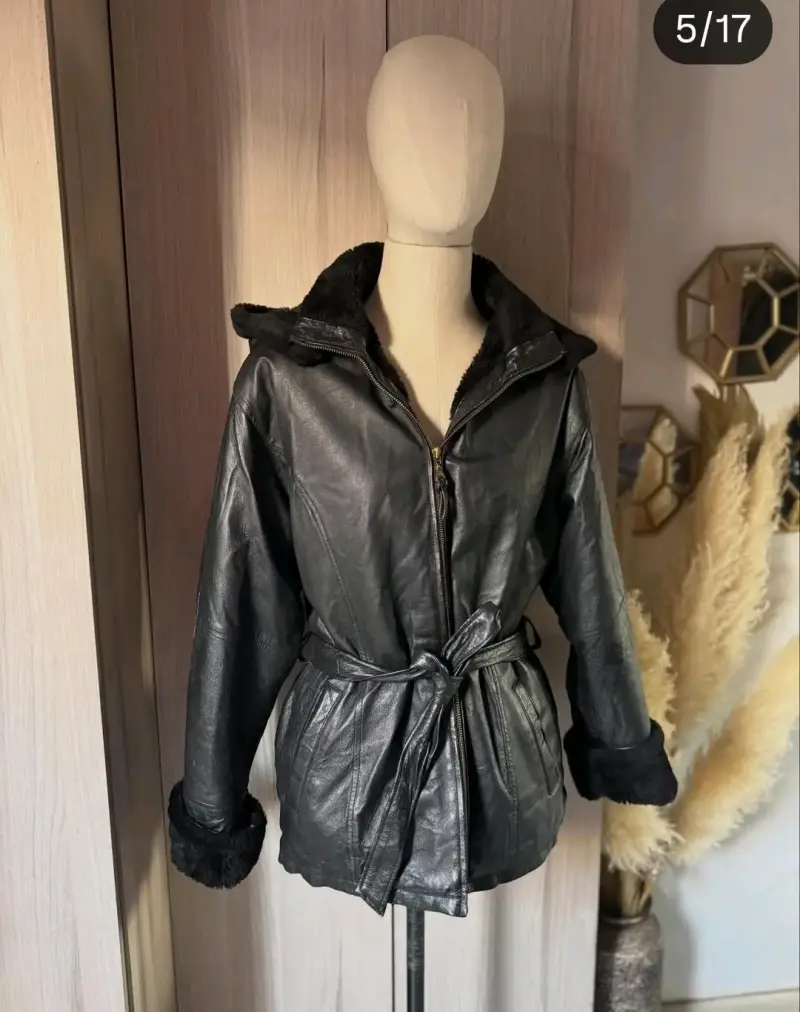 Gamulan de cuero genuino talla m o l - 4