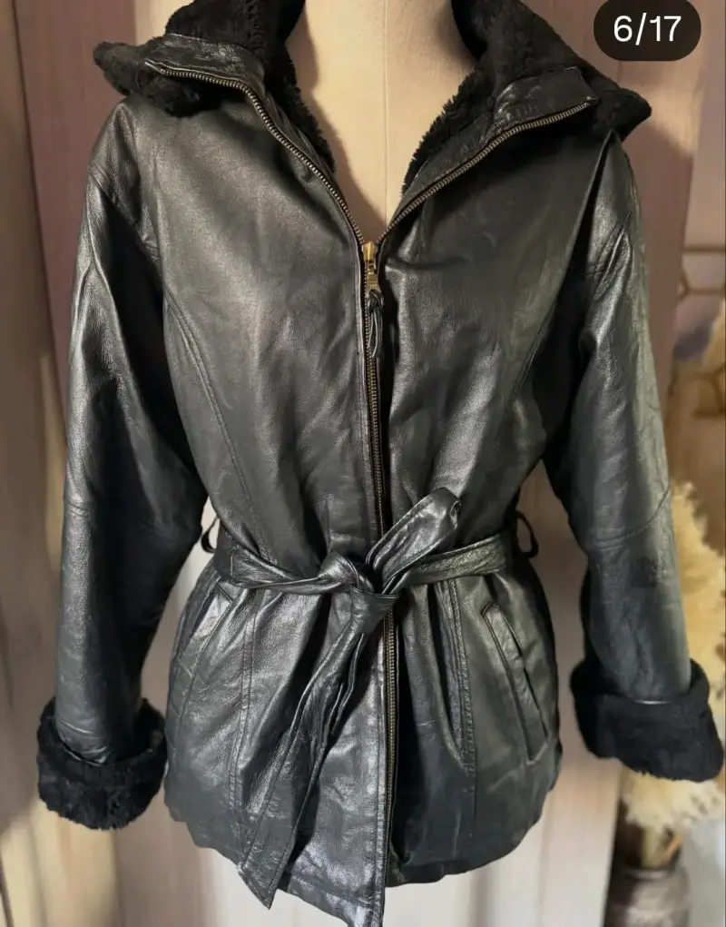 Gamulan de cuero genuino talla m o l - 6
