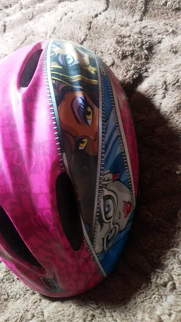 Casco infantil Monster High rosa - 2