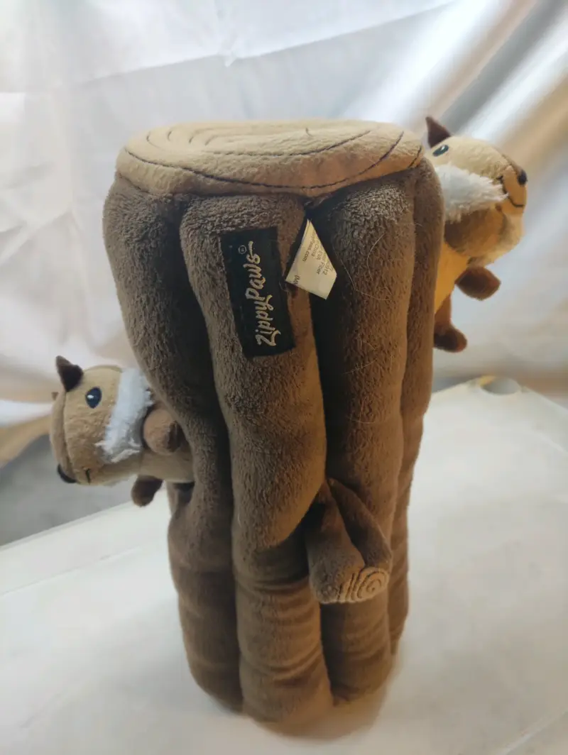 Juguete de peluche tronco con ardillas - 4