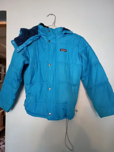 Chaqueta de invierno azul para niños Patagonia - miniatura 1