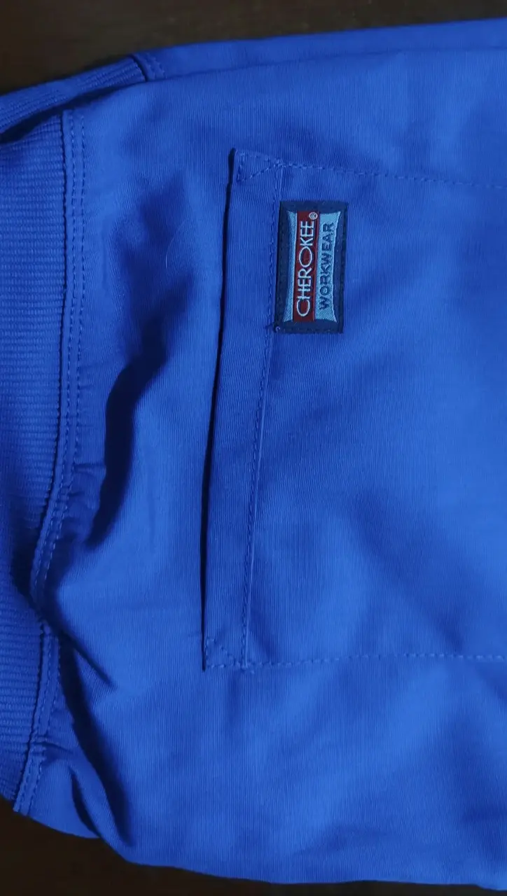 Pantalones de trabajo Cherokee azul mujer - 2
