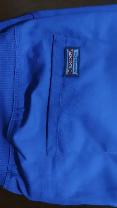 Pantalones de trabajo Cherokee azul mujer - miniatura 2