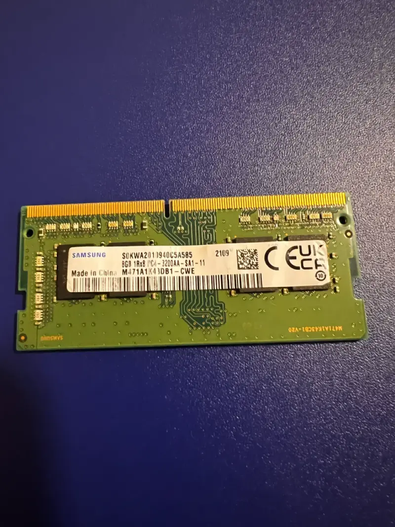 Memoria RAM Samsung 8GB DDR4 3200MHz