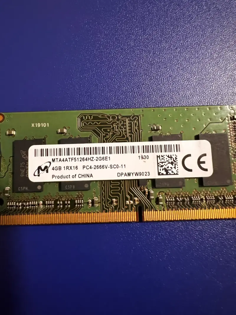Memoria RAM 4GB DDR4 PC4-2666V Micron