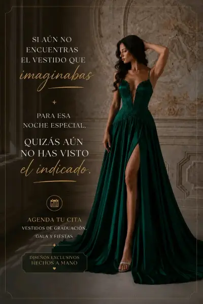 Elegantes vestidos de gala a medida. - miniatura 1