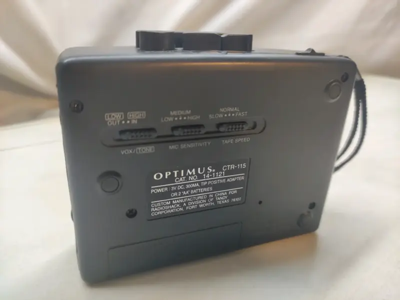Grabadora de cassette Optimus VOX activada por voz - 3