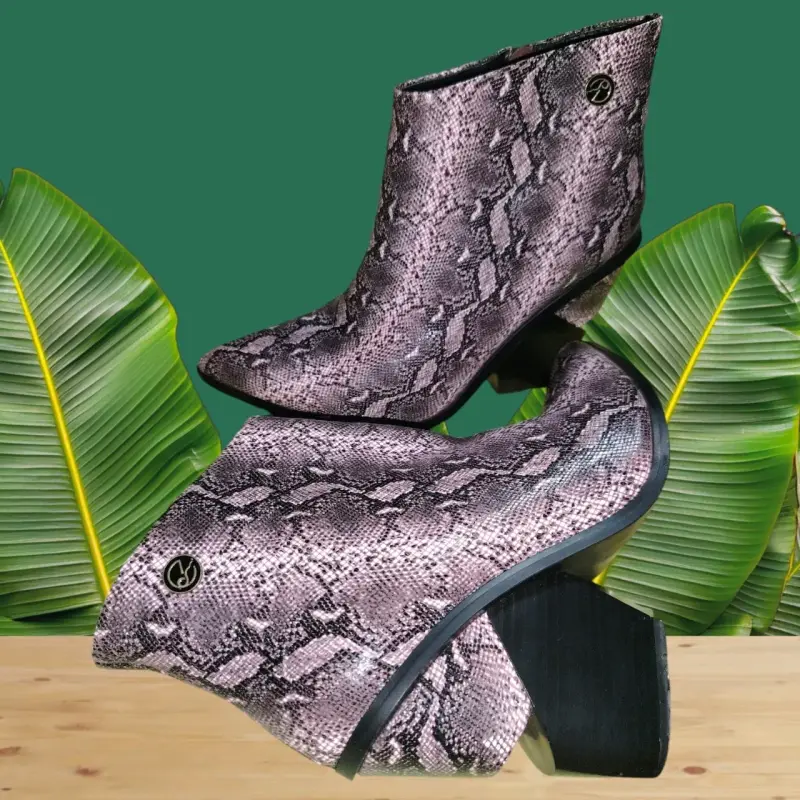 Botines animal print - 4