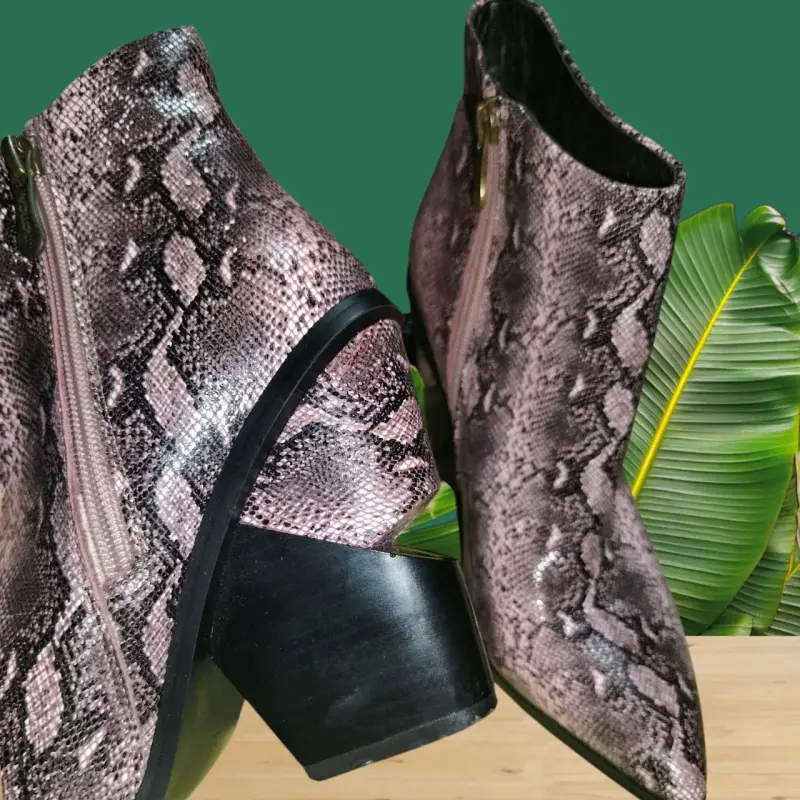 Botines animal print - 6