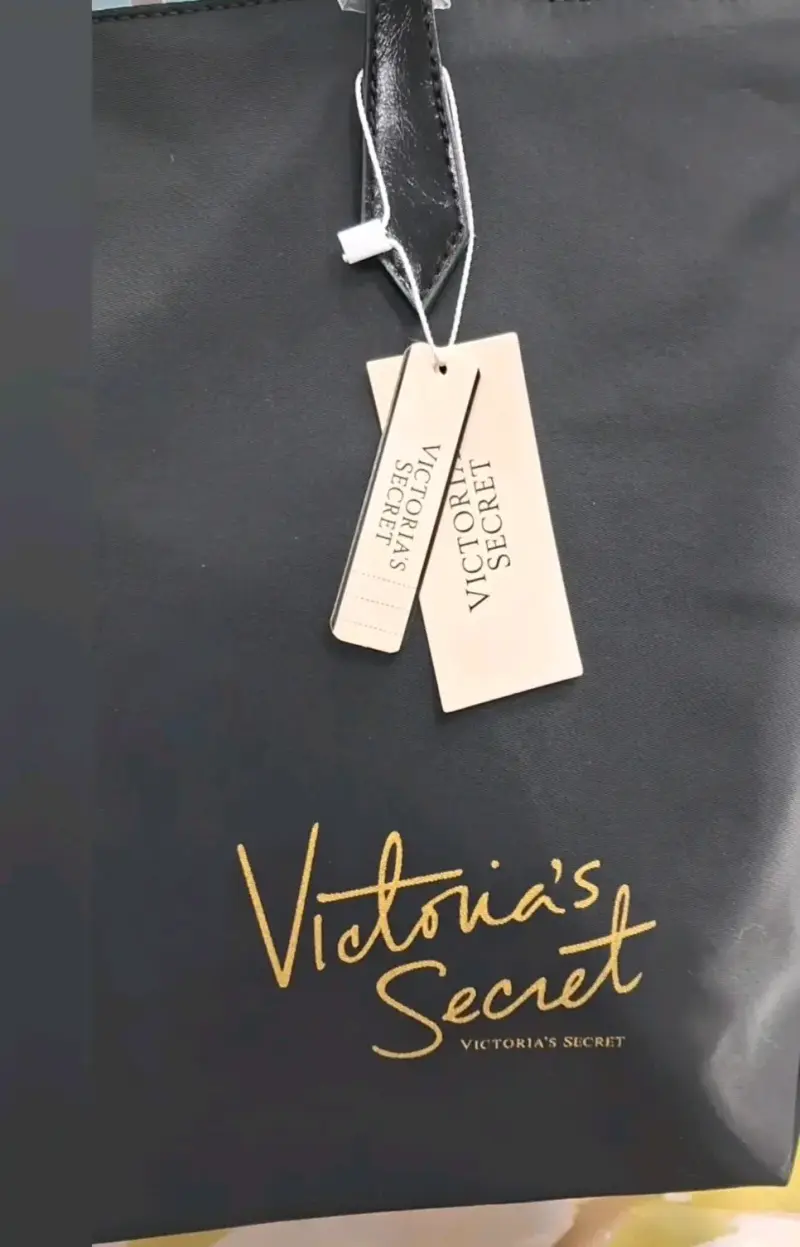 Bolso tote negro Victoria's Secret elegante - 3