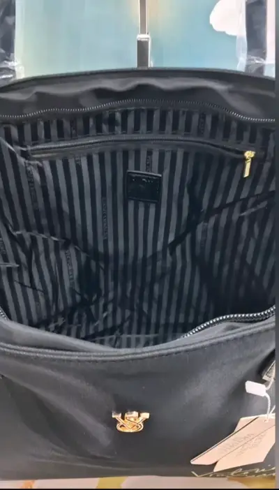 Bolso tote negro Victoria's Secret elegante - miniatura 5