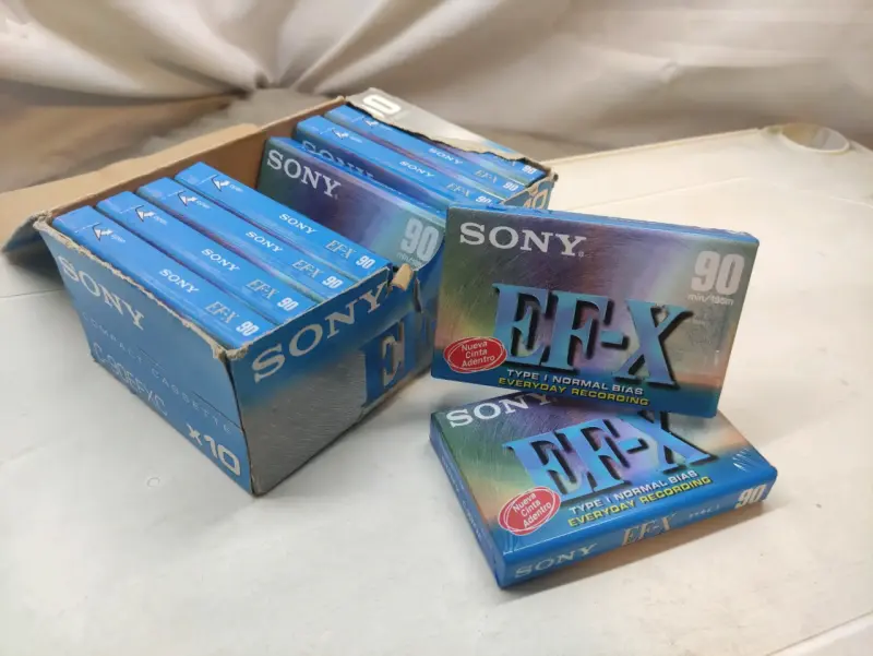 Cassettes Sony EF-X 90 minutos nuevos