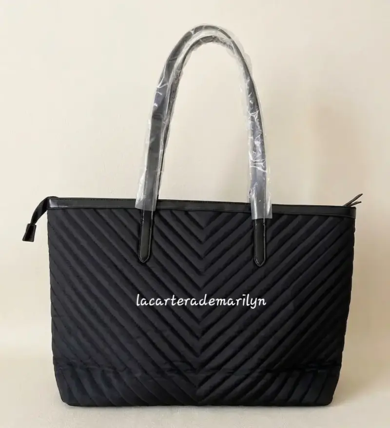 Bolso tote cartera negro Victoria Secret - 2