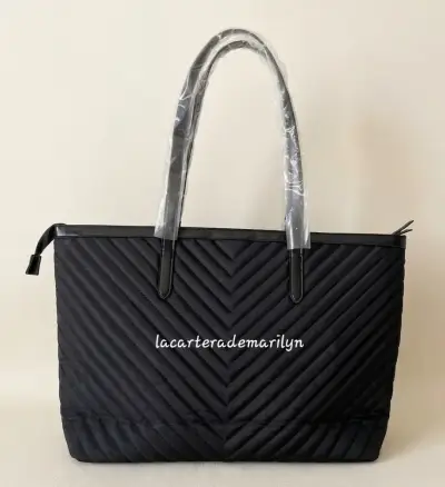 Bolso tote cartera negro Victoria Secret - miniatura 2