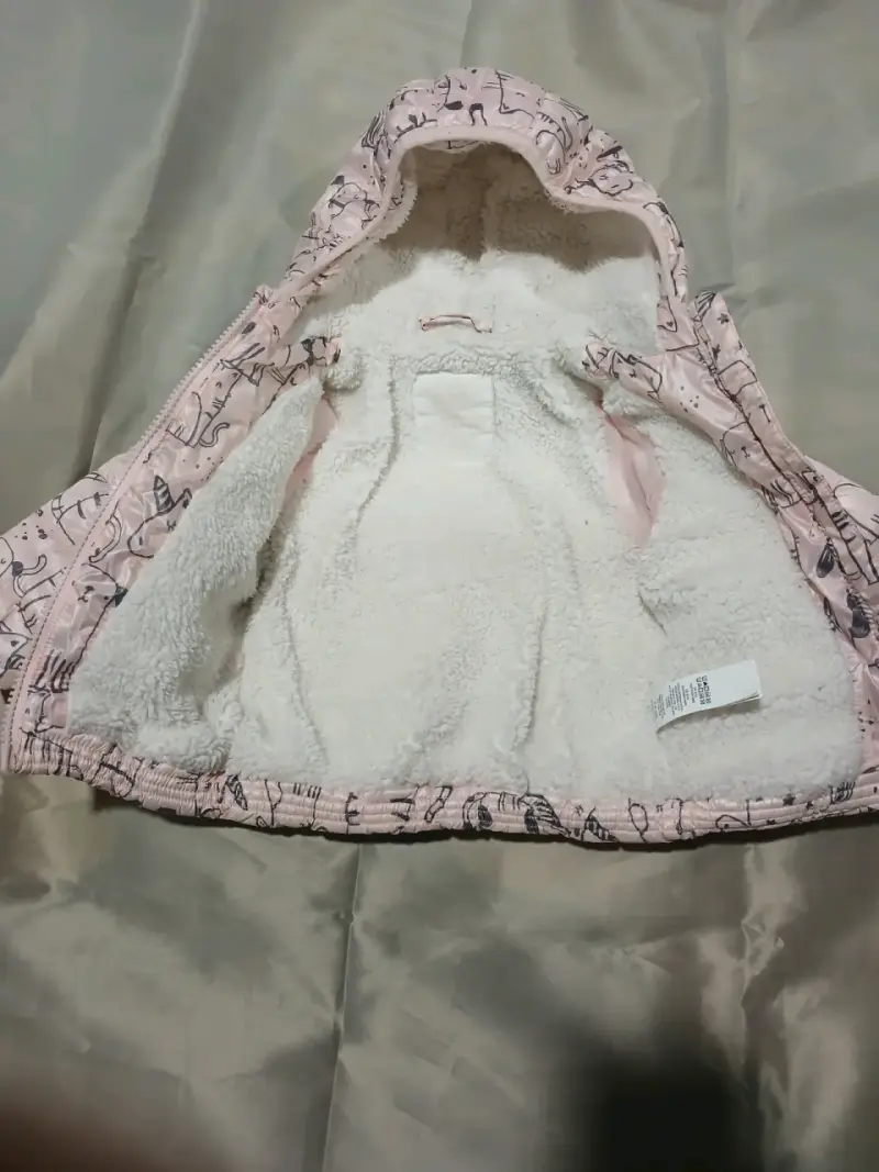 Chaqueta infantil con capucha estampada - 2