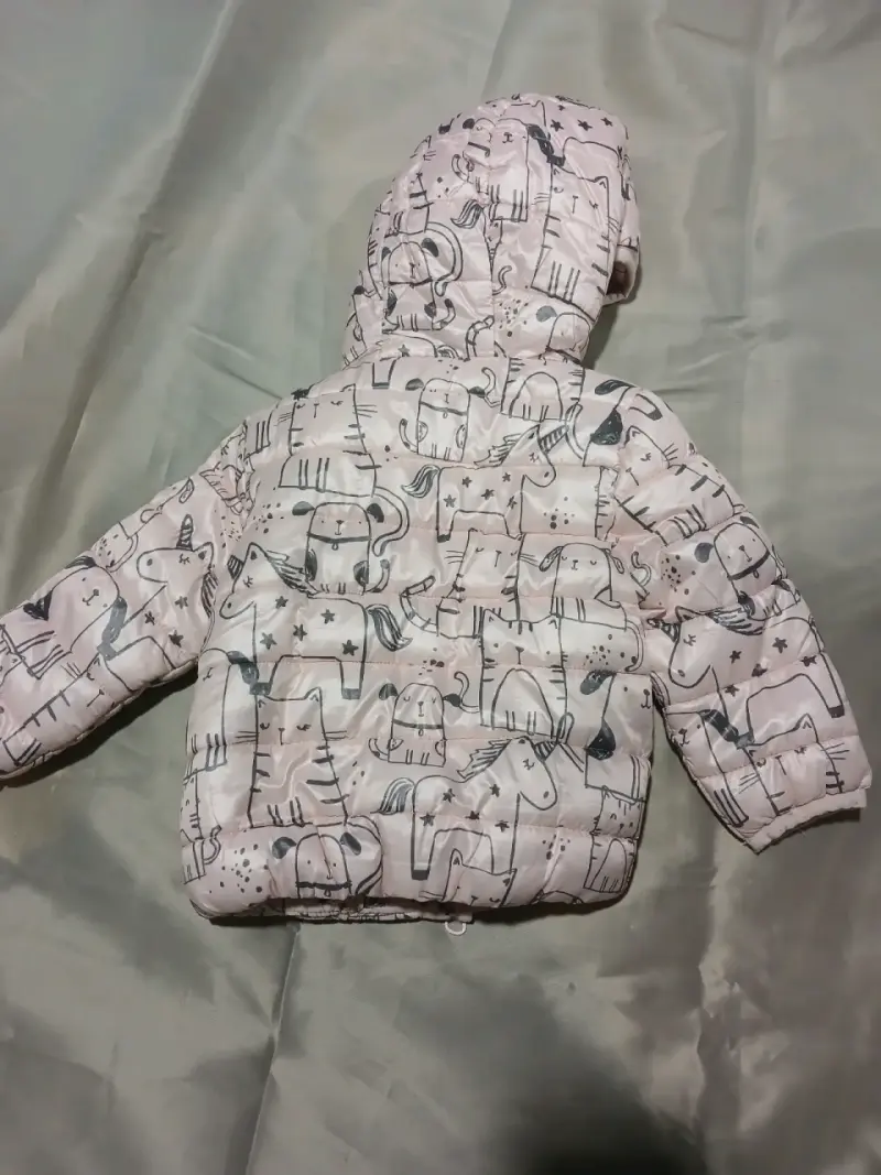 Chaqueta infantil con capucha estampada - 4