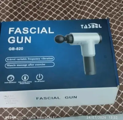 Pistola de Masaje Tasbel GB-820 con Vibración Ajustable - miniatura 1