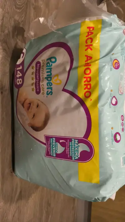 Pañales Pampers Premium Care Talla G 148 unidades - miniatura 1