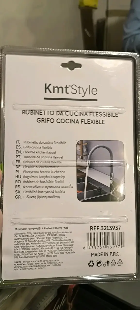 Grifo de cocina flexible Kmt Style 50 cm - 2
