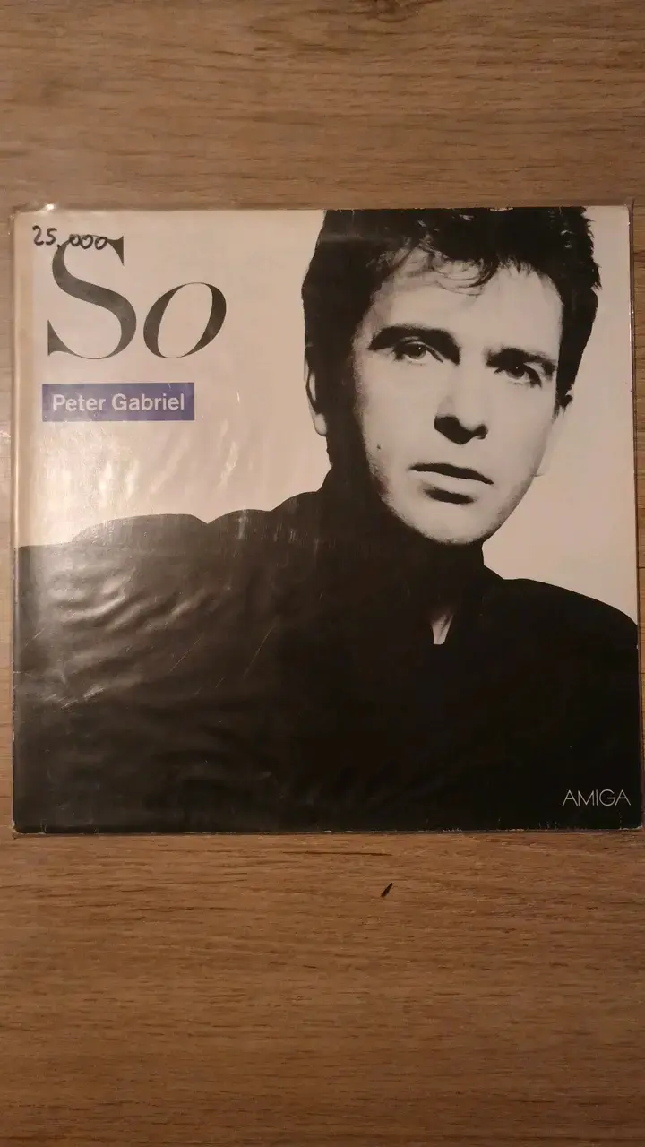 Vinilo Peter Gabriel So Edición Germany 1988