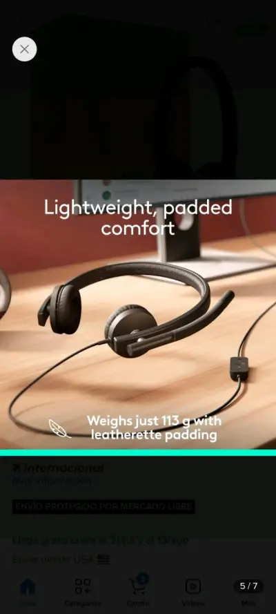 Auriculares USB Logitech H570e con micrófono - miniatura 4