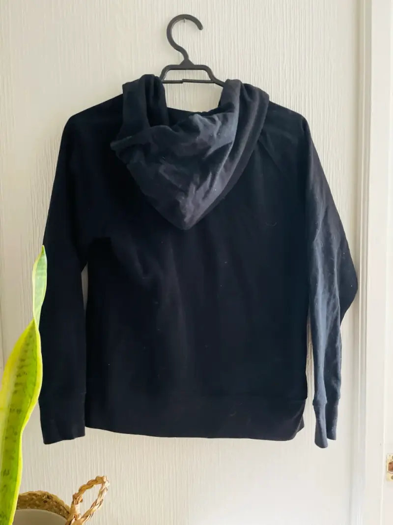 Polerón con capucha negro GAP para mujer - 3
