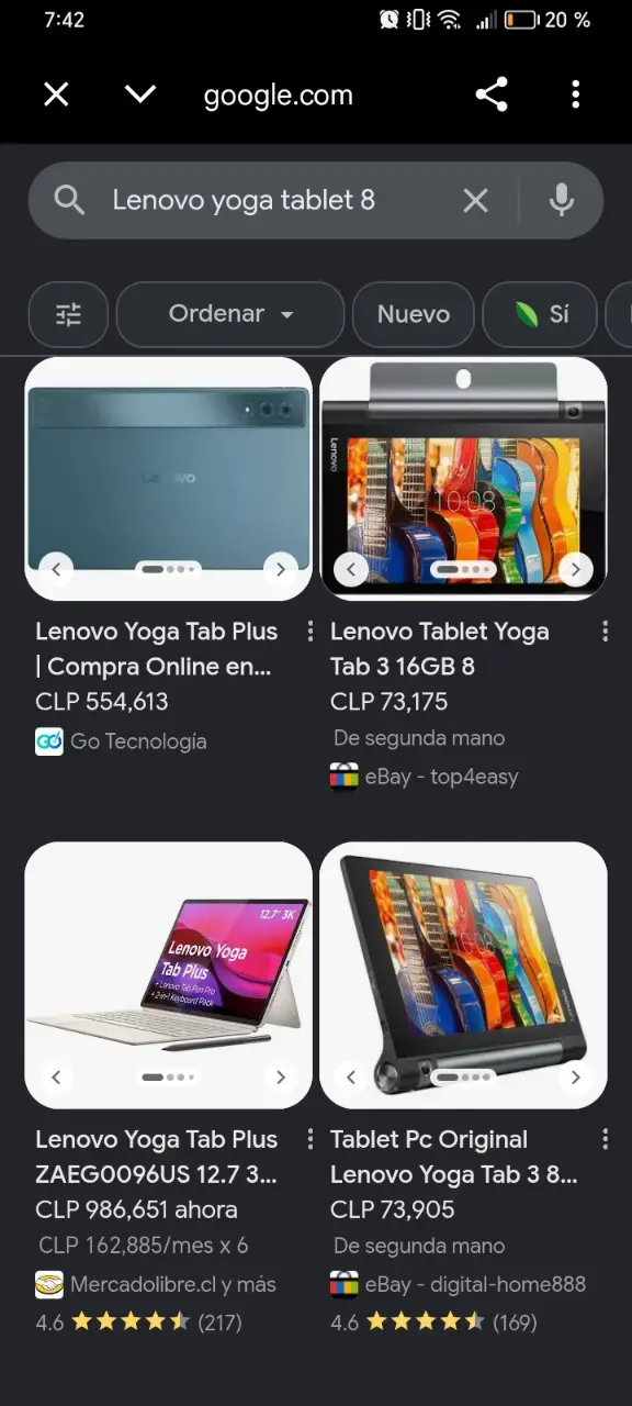 Tablet Lenovo con pantalla táctil - 2