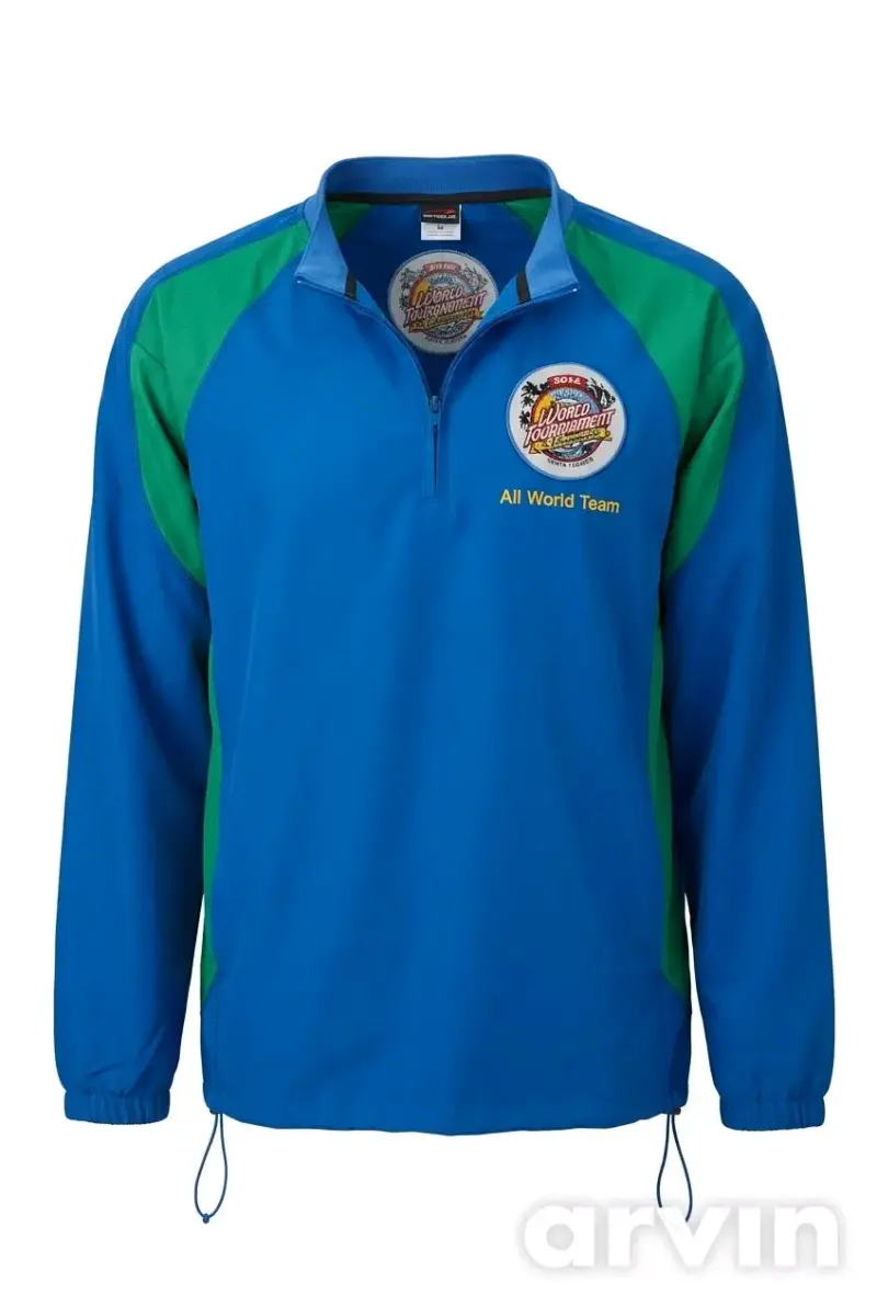 Cortavientos deportivo azul All World Team