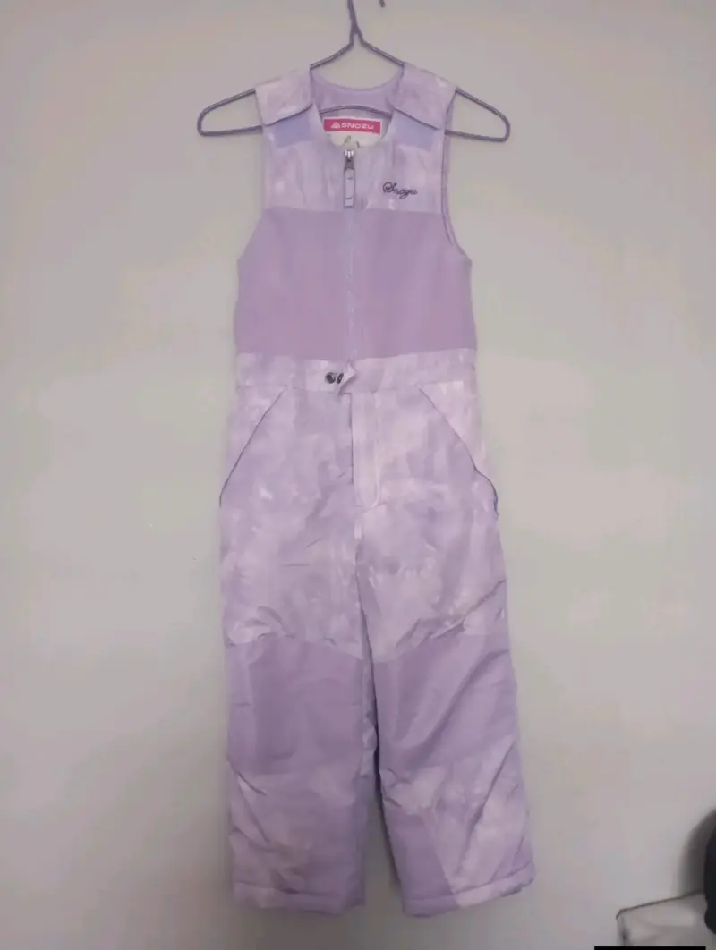 Overol de nieve infantil Snozu morado - 1