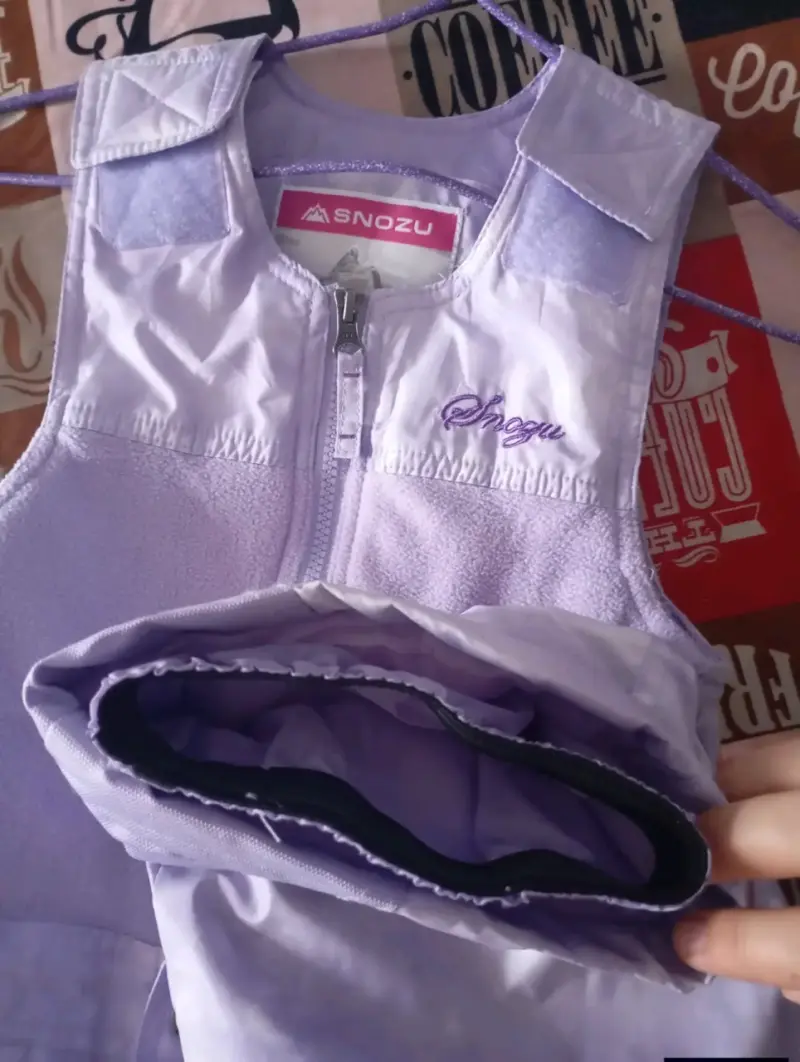 Overol de nieve infantil Snozu morado - 2