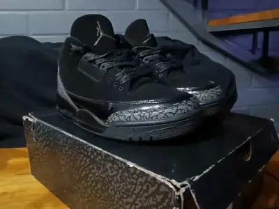 Zapatillas deportivas negras Air Jordan retro - miniatura 3