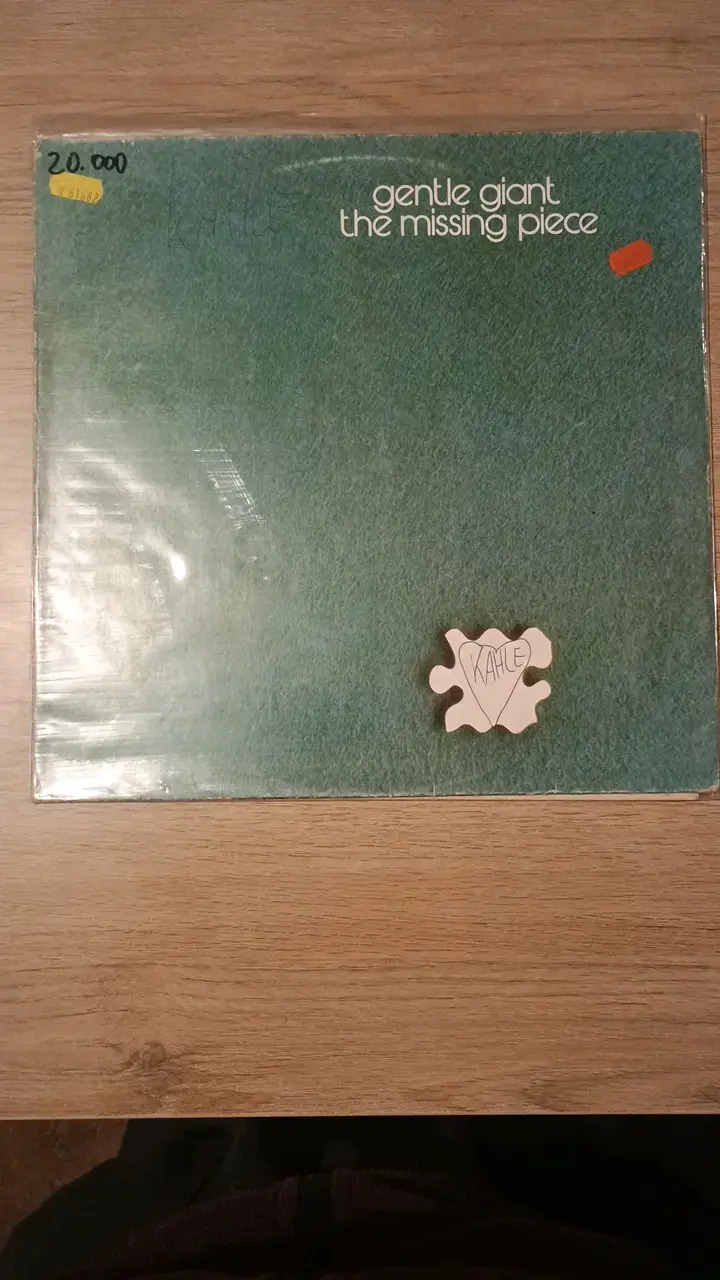 Vinilo Gentle Giant The Missing Piece Germany 1977