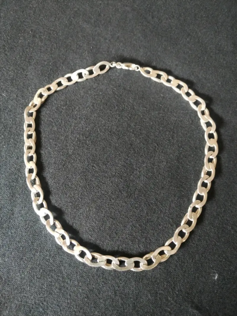 Cadena de plata gruesa para hombre - 1