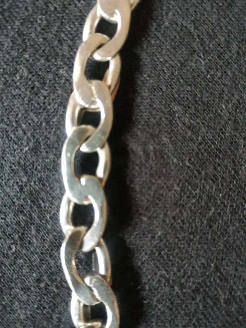 Cadena de plata gruesa para hombre - 2