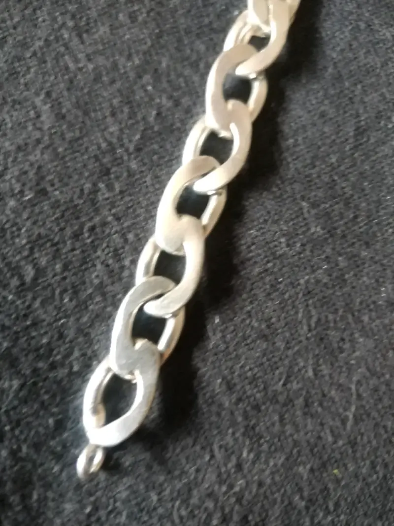 Cadena de plata gruesa para hombre - 4