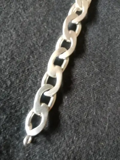 Cadena de plata gruesa para hombre - miniatura 4