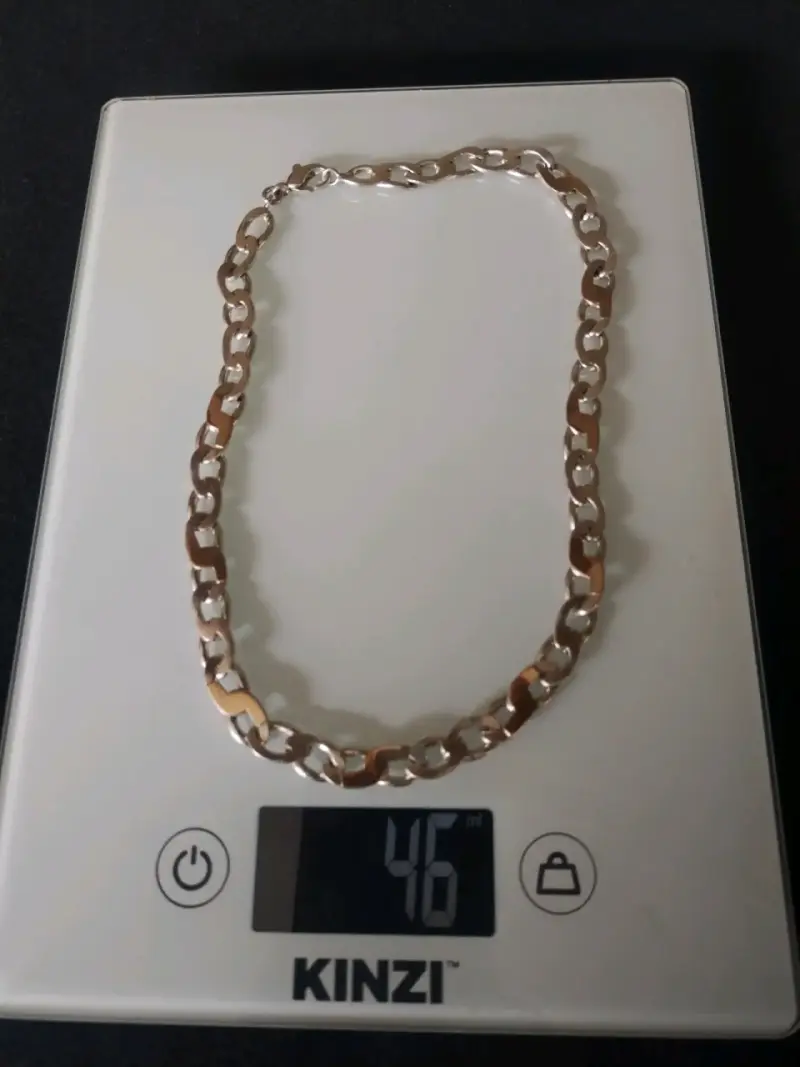 Cadena de plata gruesa para hombre - 6